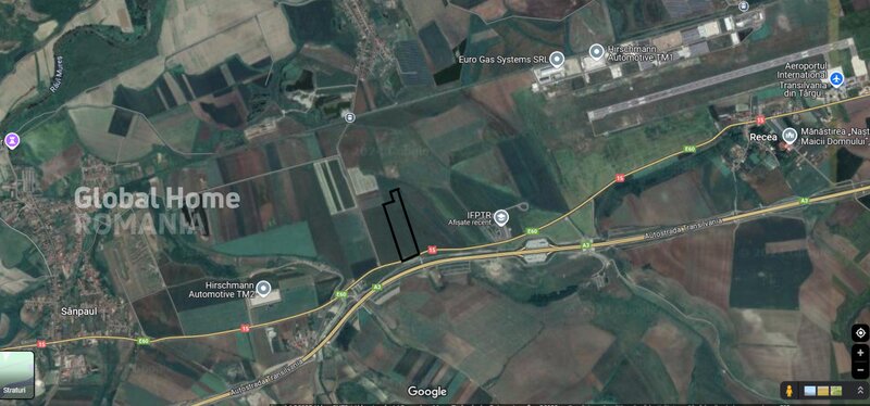 Mures Teren 25.000 Mp-DN 15 Autostrada Transilvania - Mures